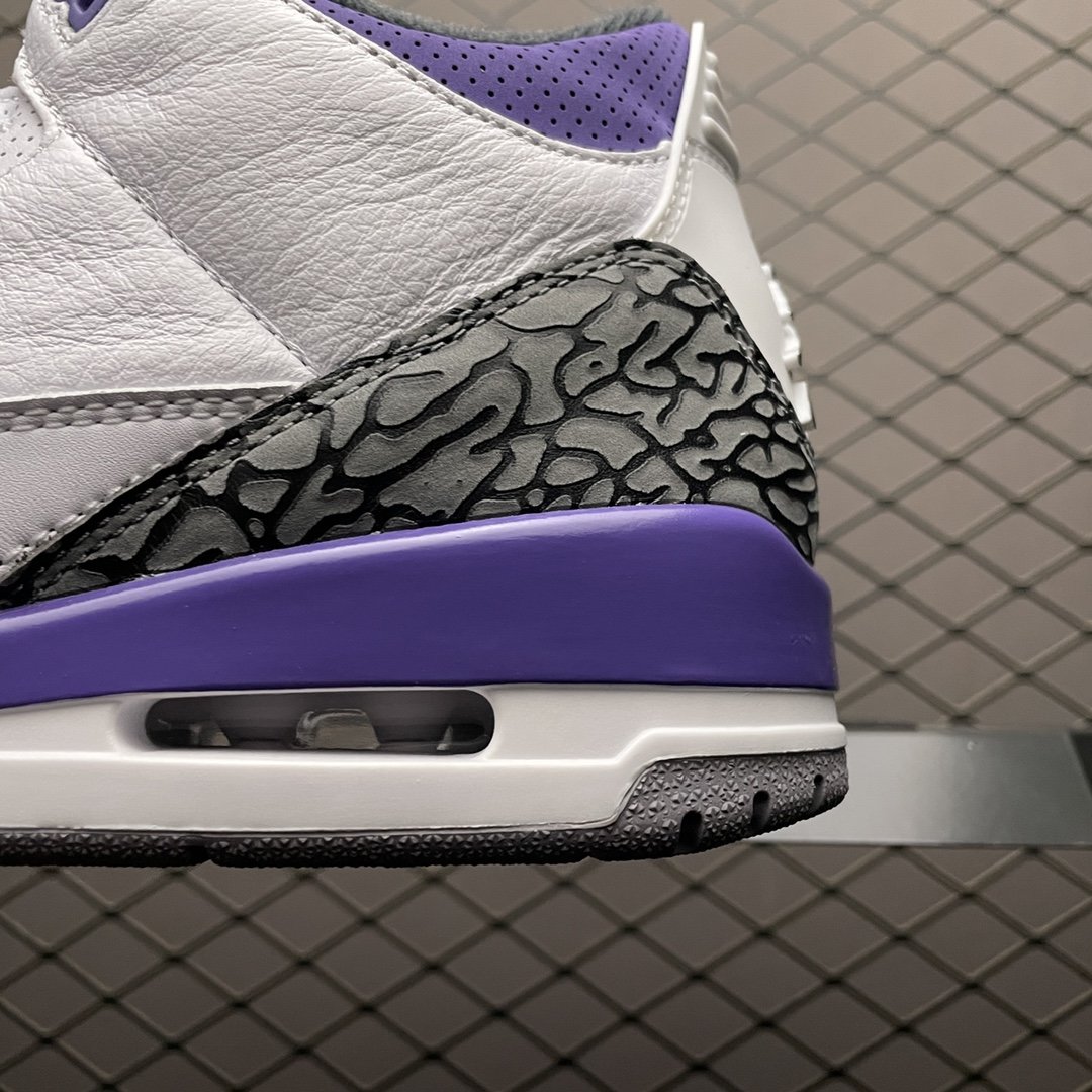 Replica Air Jordan Shoe Air Jordan 3Dark Iris AJ3 CT8532-105 Size 40.5-47.5