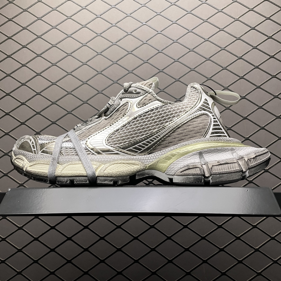 Replica Balenciaga Shoe Balenciaga 3XL Size 35-46 Gold Silver