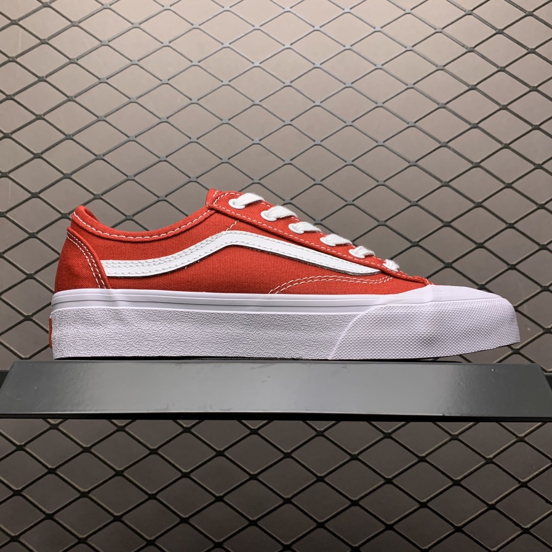 Replica Vans Shoe Vans Style 36 RED WHITE 35-44