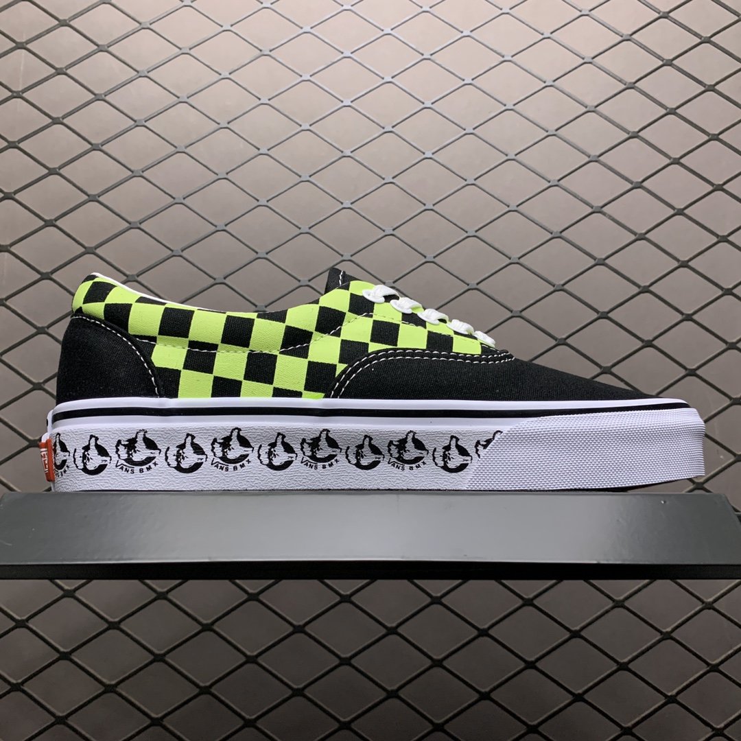 Replica Vans Shoe Vans Era Black Green Size 35-44