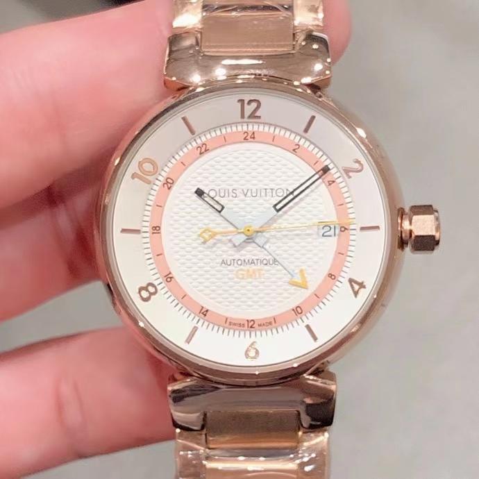 Replica LOUIS VUITTON LV 904l Stainless Steel Quartz Watch 42MM