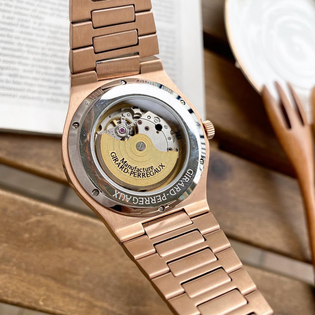 Replica Girard Perregaux 904l Stainless Steel Automatic Machine Watch 42MM