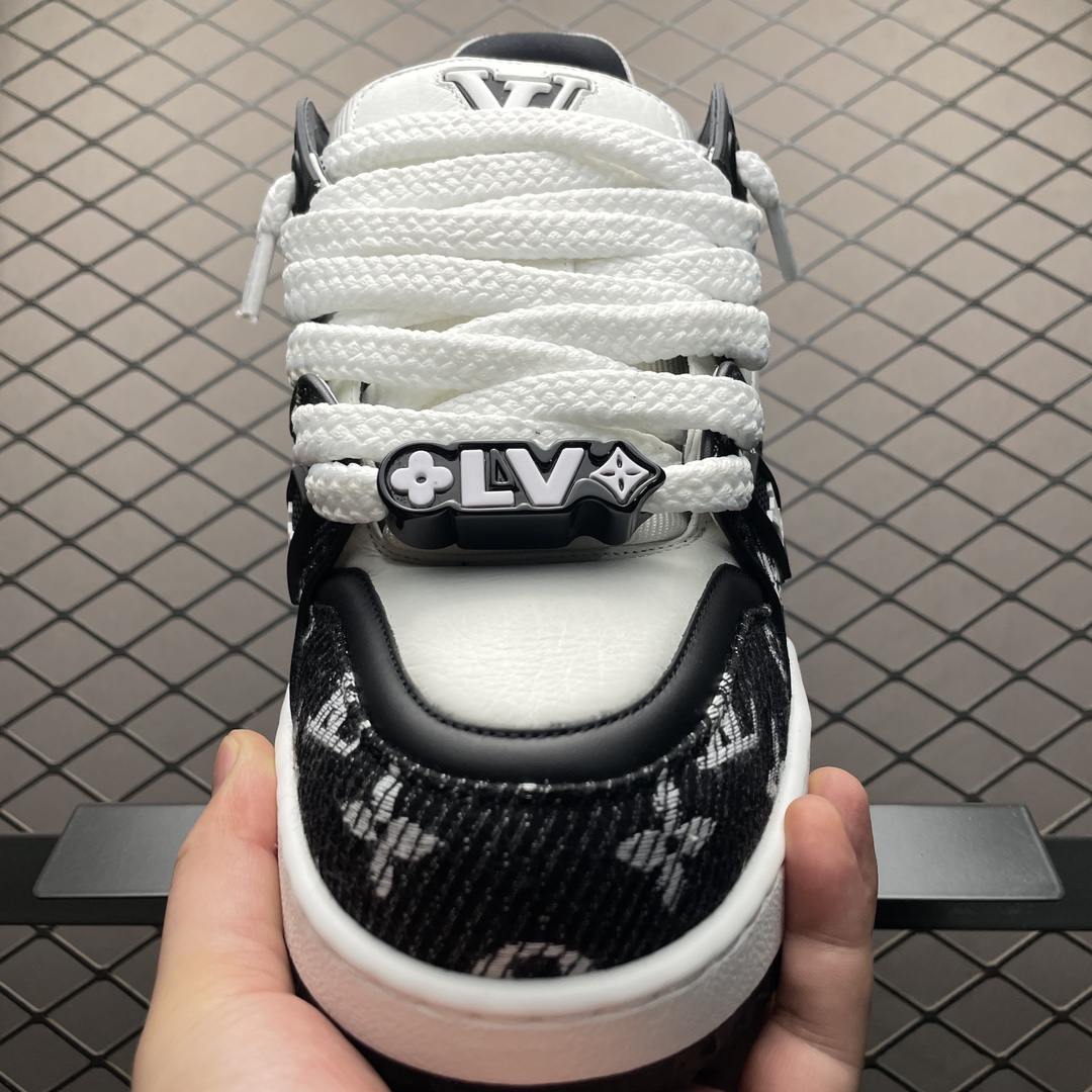 Replica Louis Vuitton Shoe Louis Vuitton LV Trainer Maxi Size 35-46 BK