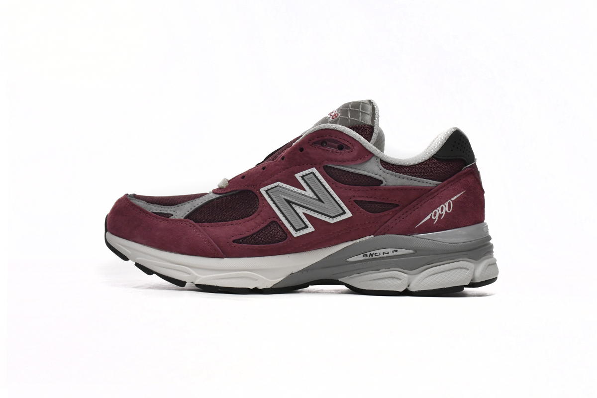 Replica New Balance Shoe M990TF3 Teddy Santis x New Balance 990v3 Scarlet Marblehead