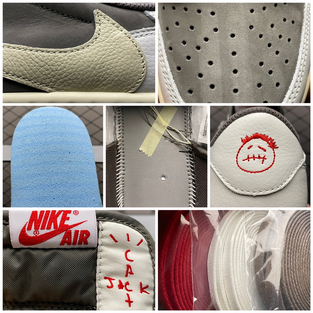 Replica Travis Scott Shoe Travis Scott x Air Jordan 1 Low DM7866-162 Size 36-47.5