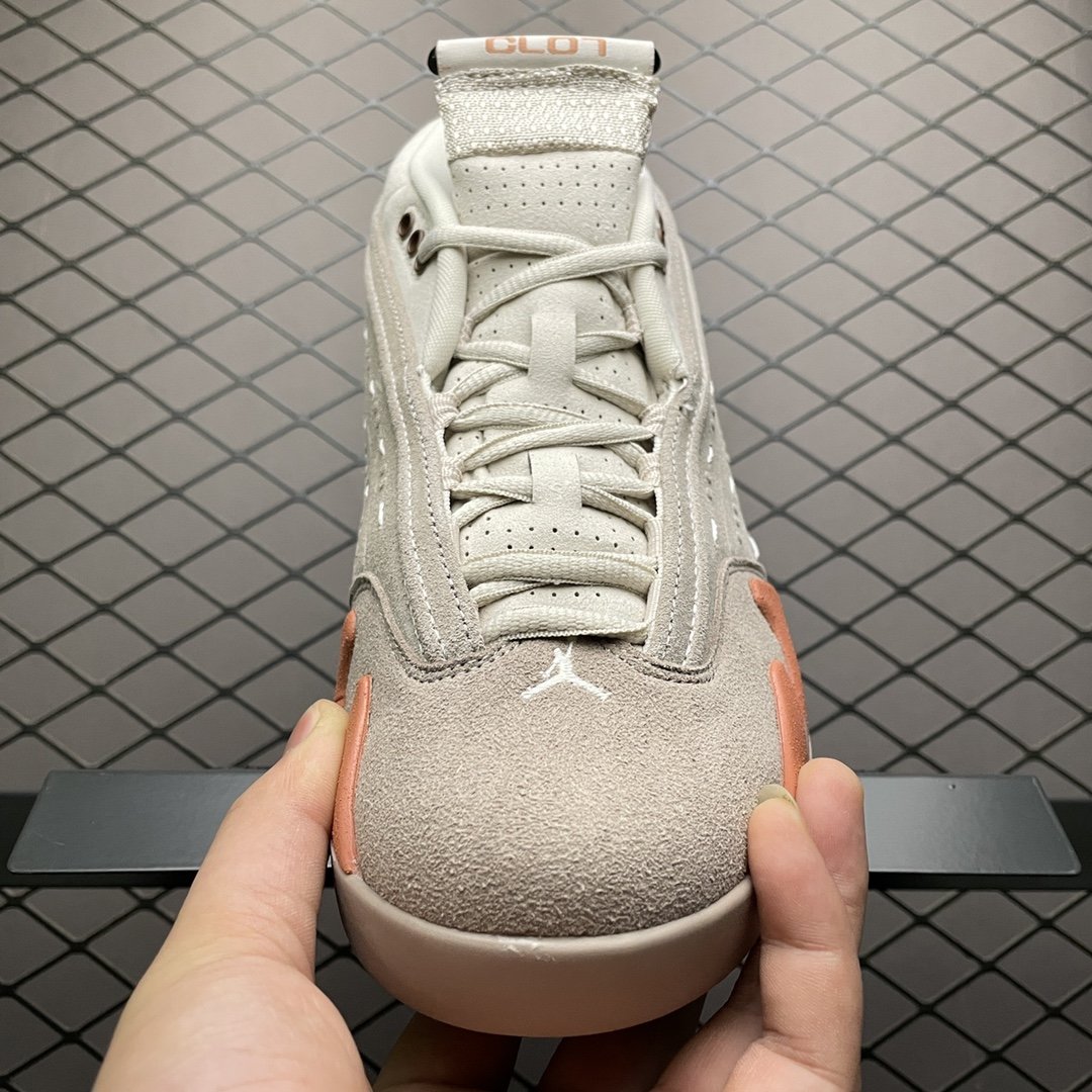 Replica Air Jordan Shoe CLOT x Air Jordan 14 Low AJ14 DC9857-200 40-47