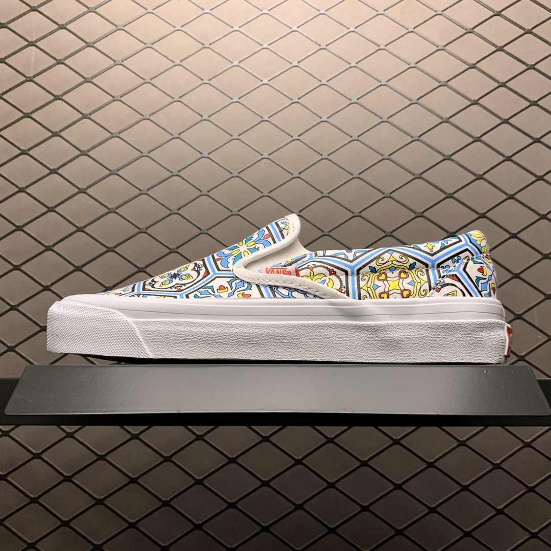 Replica Vans Shoe KITH x Vans Slip-On Blue Size 35-44