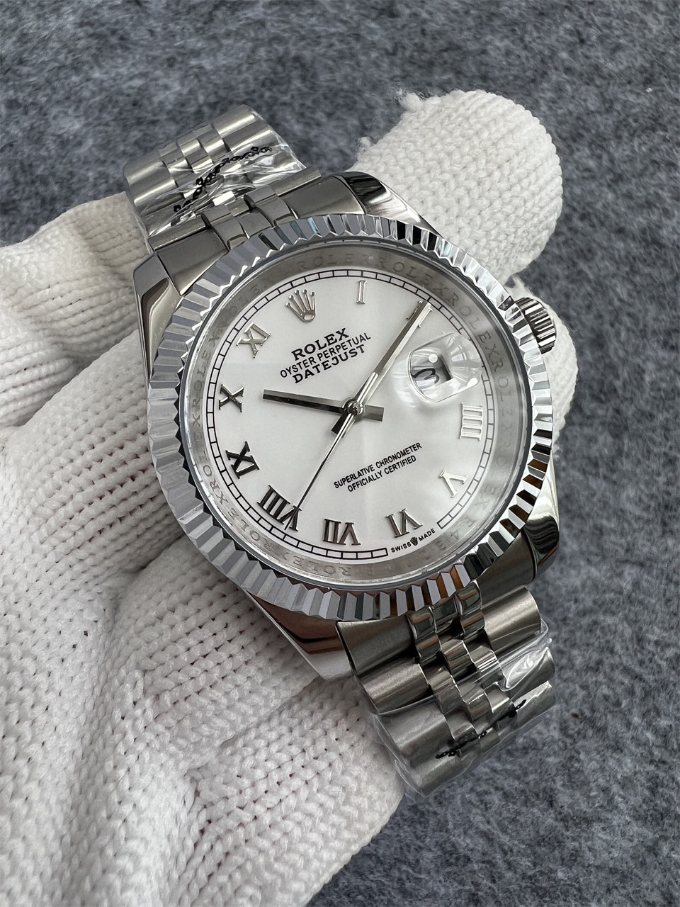 Replica Rolex Datejust 904l Stainless Steel Automatic Mechanical Watch 40mm