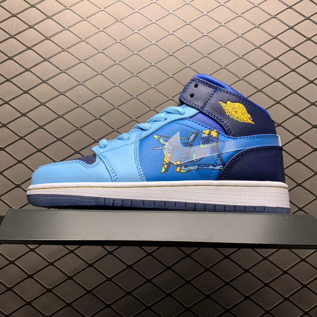 Replica Air Jordan Shoe Air Jordan 1 Mid AJ1 BV7446-400 Size 36-40