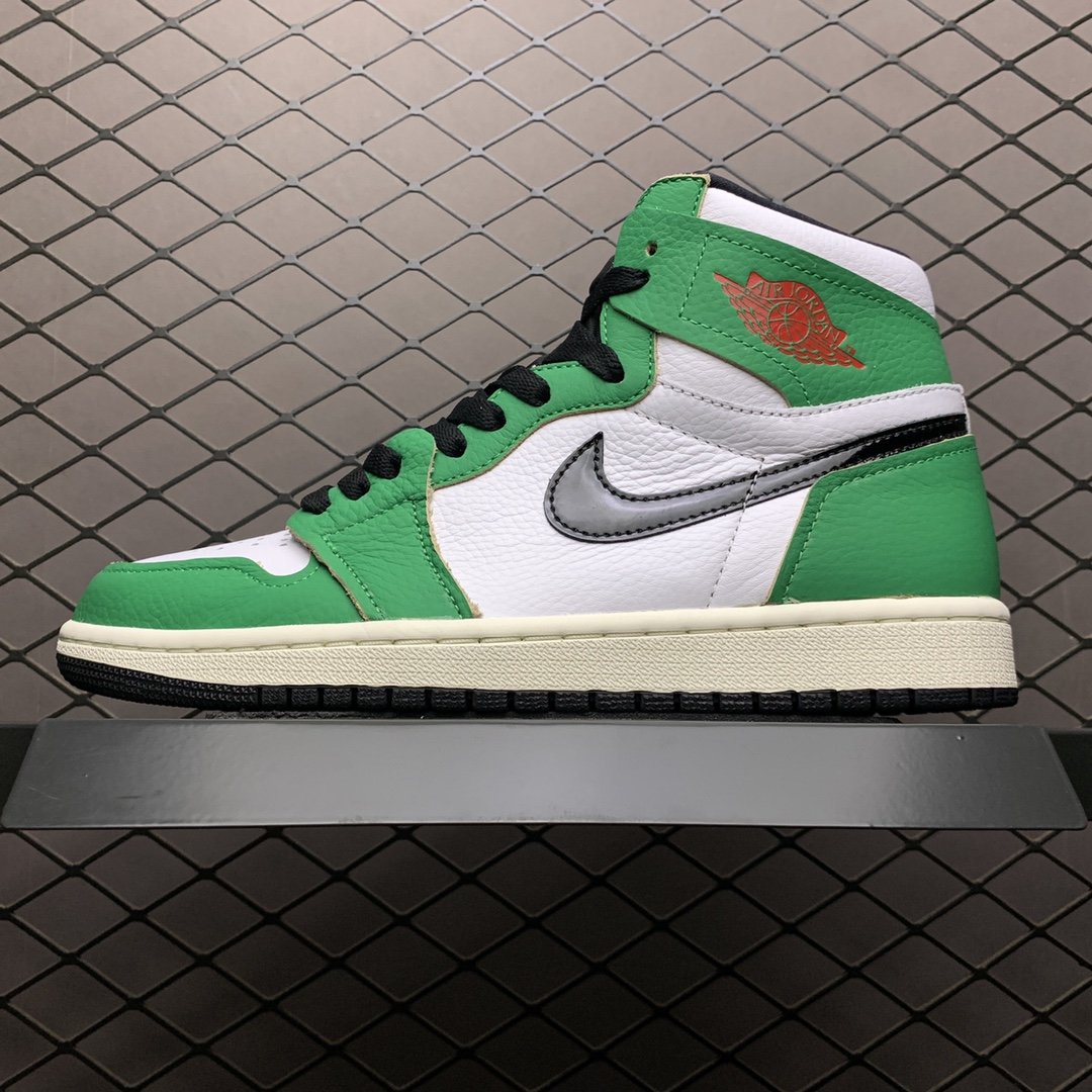 Replica Air Jordan Shoe Air Jordan 1Lucky Green AJ11 DB4612-300 40-47 Size M7-M13.5