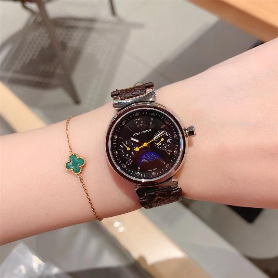 Replica LOUIS VUITTON LV 904l Stainless Steel Quartz Watch 33MM