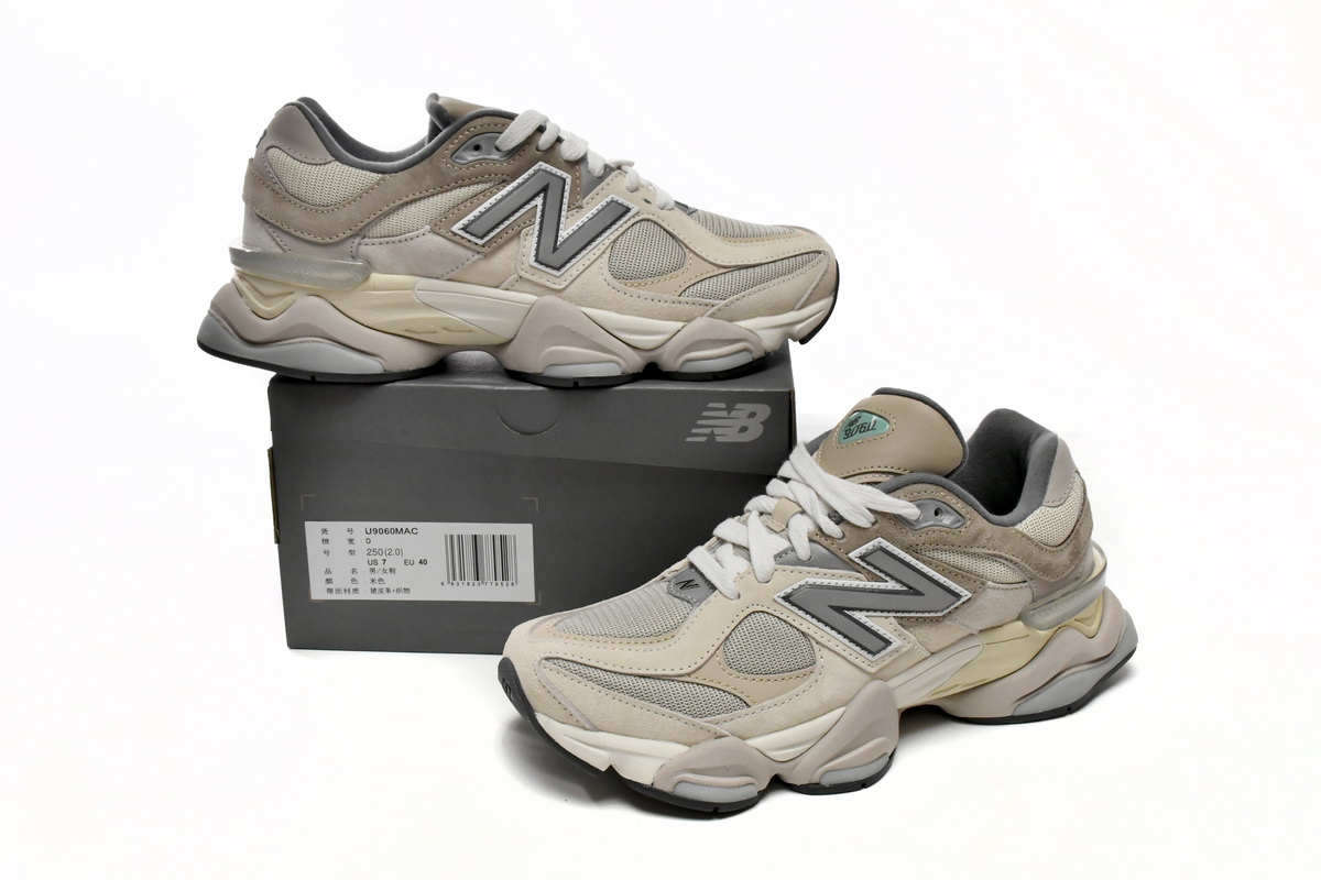 Replica New Balance Shoe U9060MAC New Balance 9060 Sea Salt
