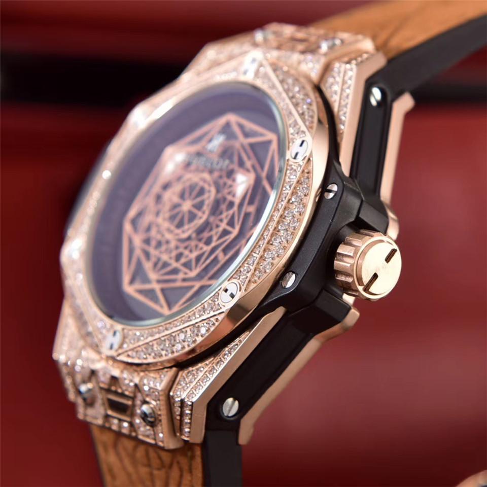 Replica Hublot 904l Stainless Steel Automatic Mechanical Watch 43MM