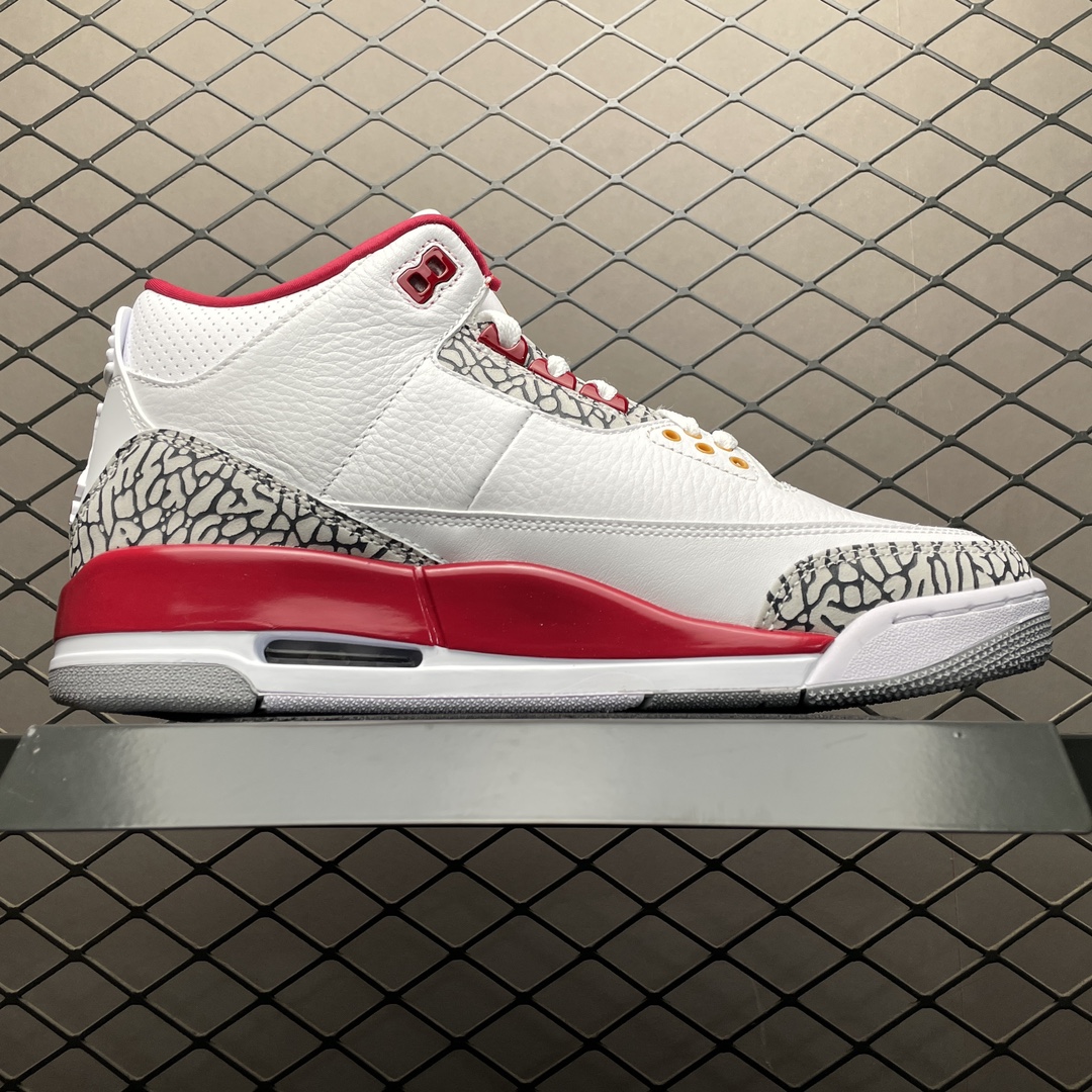 Replica Air Jordan Shoe Air Jordan 3 Cardinal Red CT8532-126 Size 40-47.5