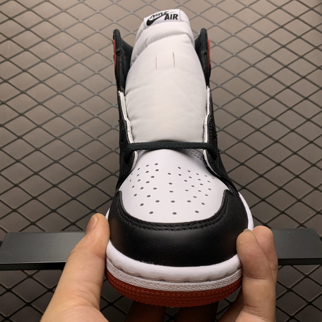 Replica Air Jordan Shoe Air Jordan 1 High Black Toe AJ1 555088-12540-47.5