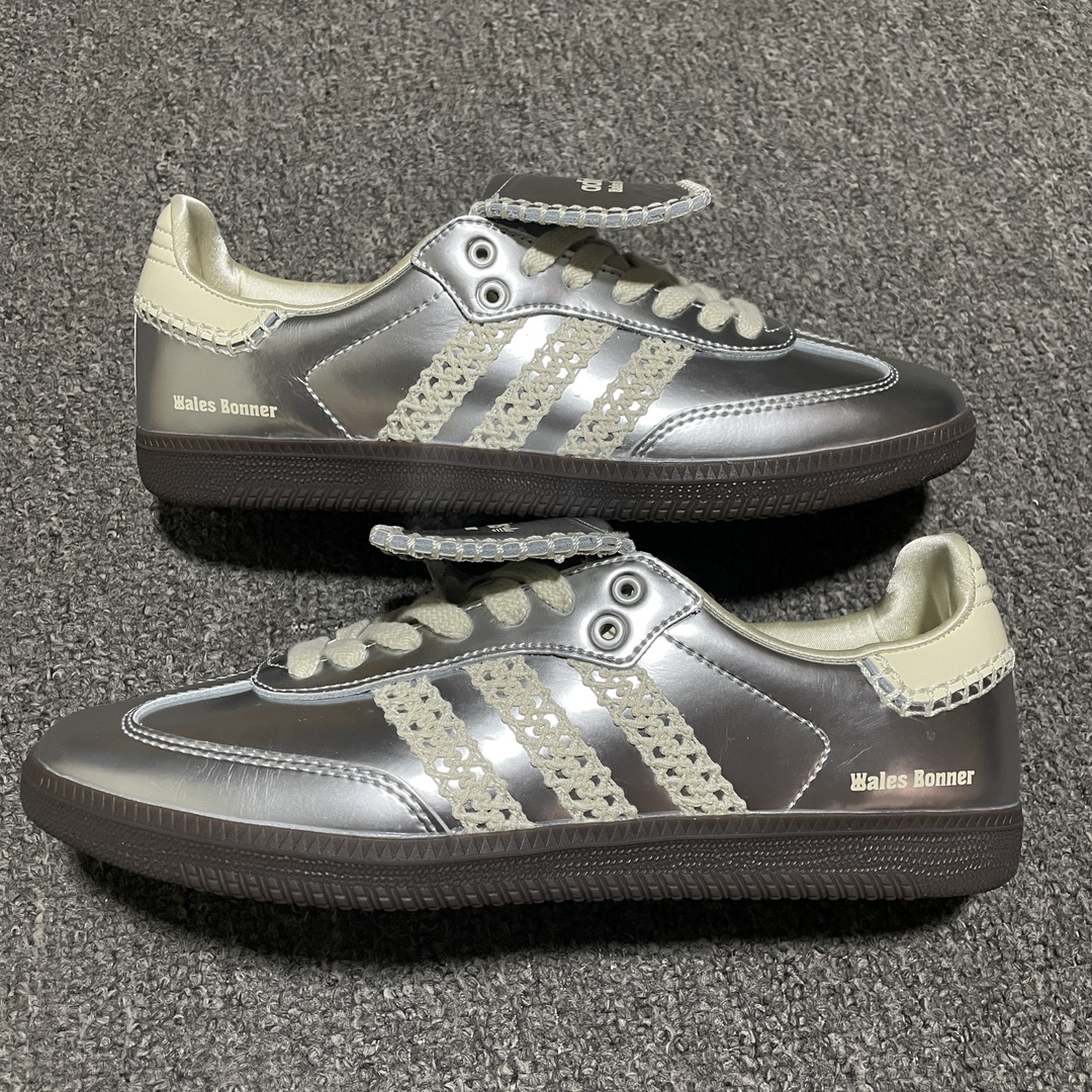 Replica Adidas Shoe Wales Bonner x Adidas WB Silver Samba IG8181 Size 36-45
