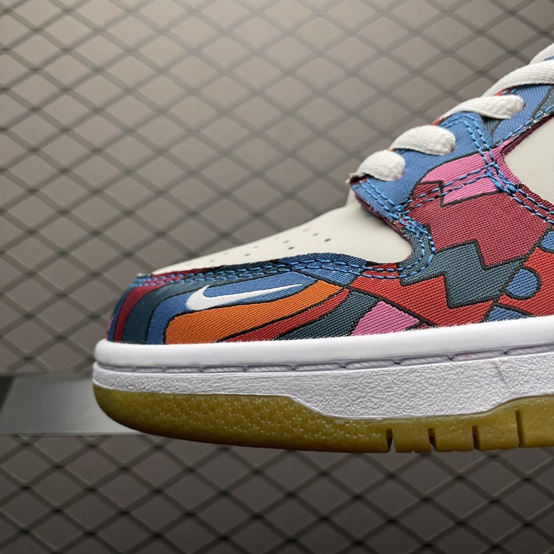 Replica Nike Dunk SB Shoe Parra x Nike SB Dunk Low Abstract Art DH7695-600 36-47.5