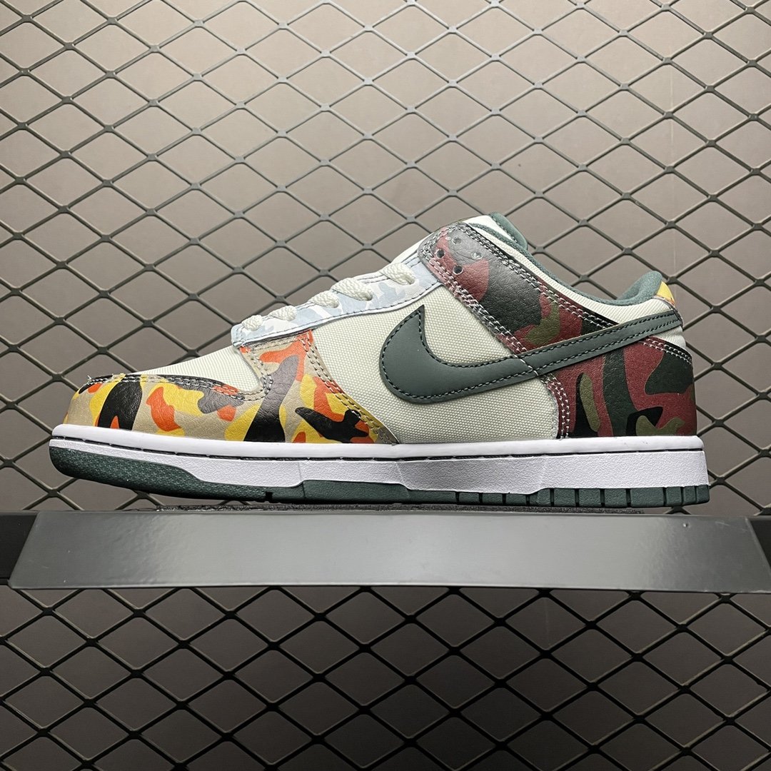Replica Nike Dunk SB Shoe Nike Dunk LowSEMulti Camo DH0957-100 Size 36-47