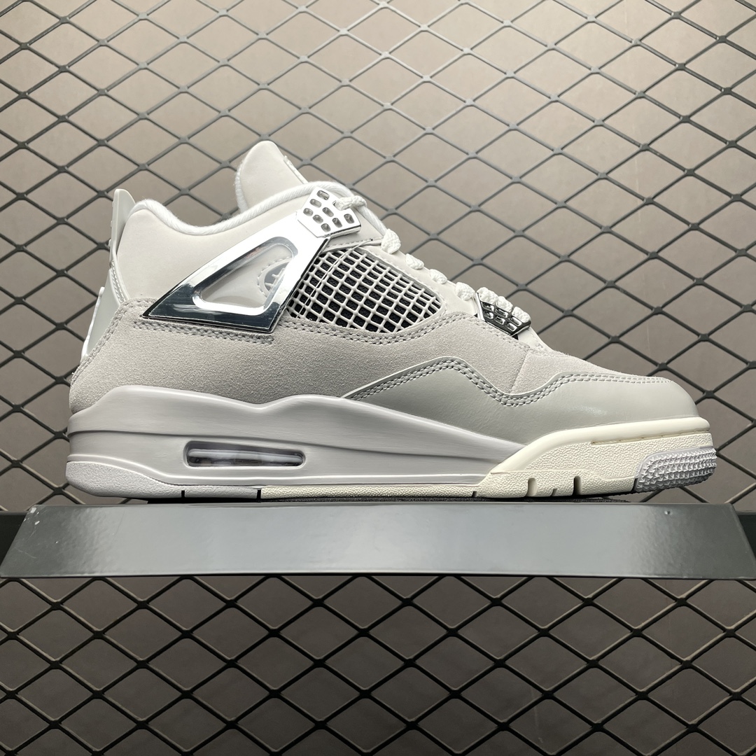 Replica Air Jordan Shoe Air Jordan 4 Retro Light Iron Ore AJ4  AQ9129-001 size 40-47.5