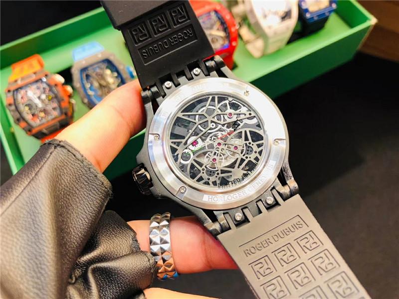 Replica Roger Dubuis 904l Stainless Steel Automatic Machine Watch 46MM