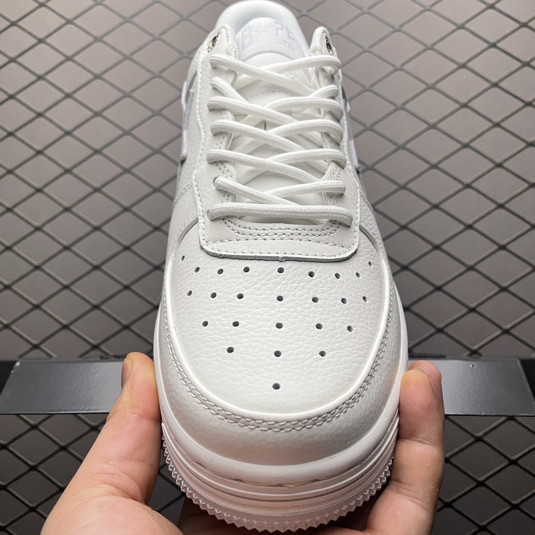 Replica Bape Shoe x Bape Sta To Low White Size 40-4547IFOU3