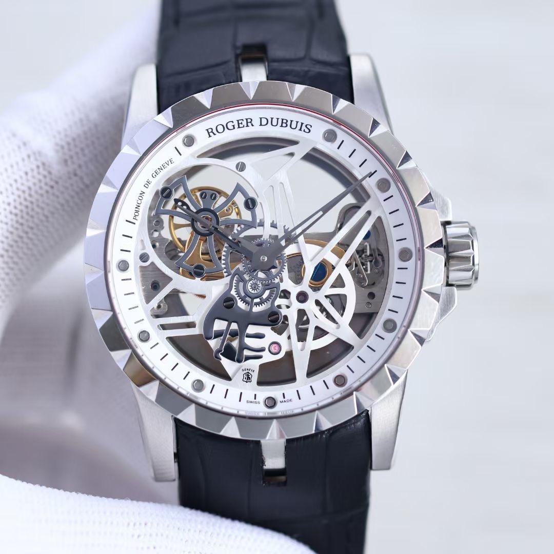 Replica Roger Dubuis 904l Stainless Steel Automatic Machine Watch 46MM