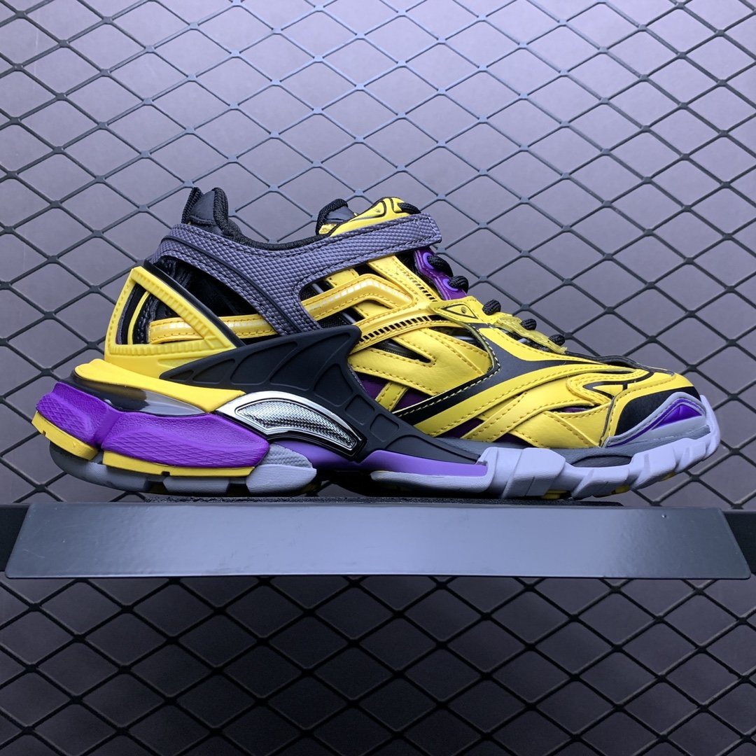 Replica Balenciaga Shoe Balenciaga Track 4.0 Yellow 35-46