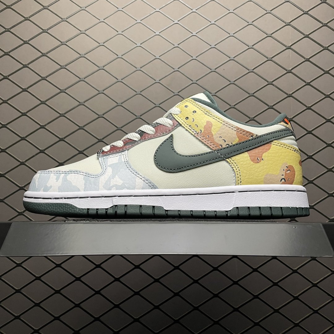 Replica Nike Dunk SB Shoe Nike Dunk LowSEMulti Camo DH0957-100 Size 36-47