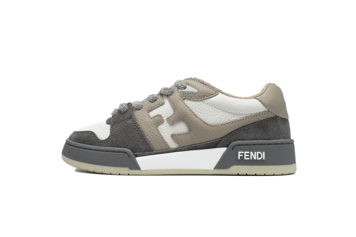 Replica Fendi Shoe Fendi Match Dark Grey