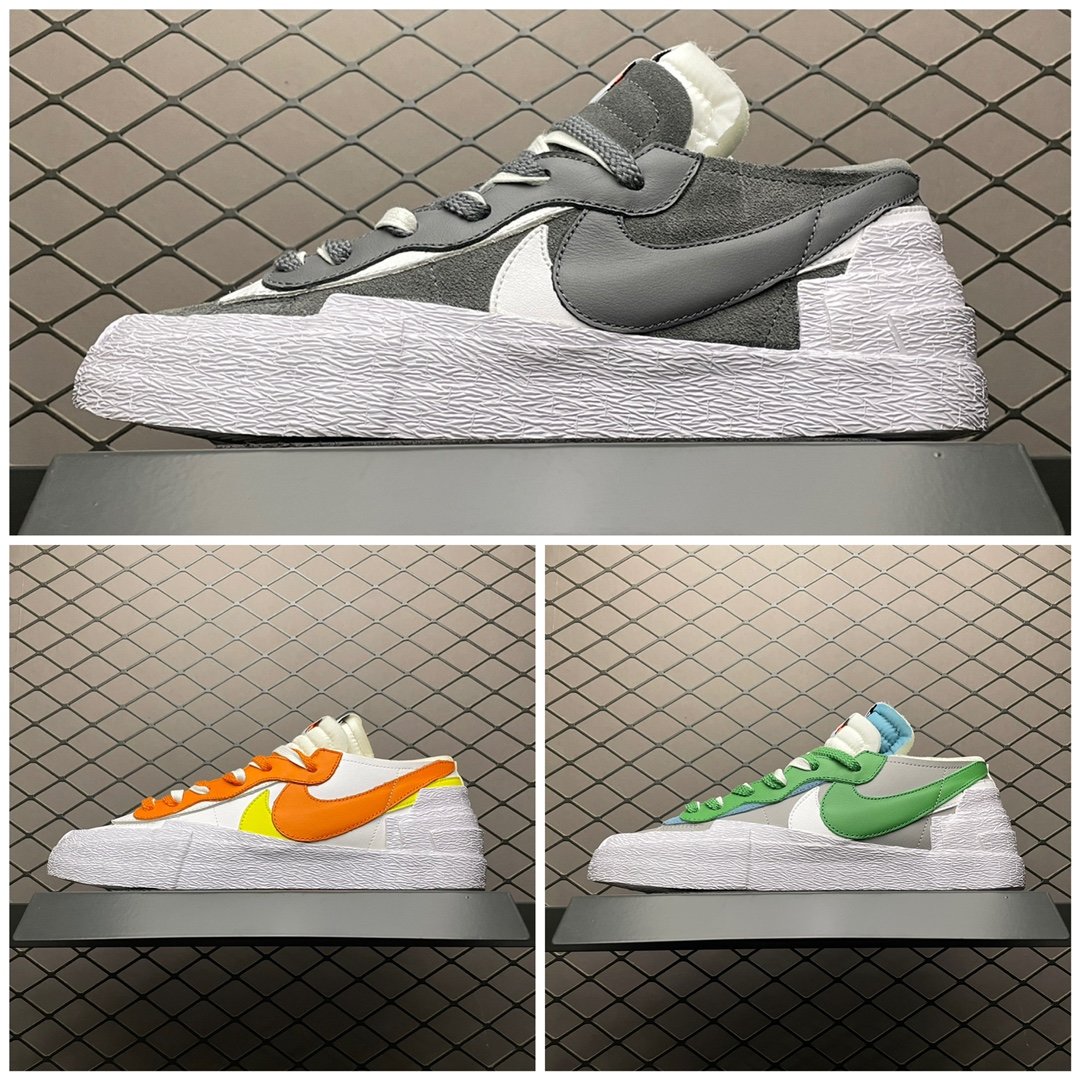 Replica Nike Shoe Sacai X Nike Blazer Low DD1877-002 36-46