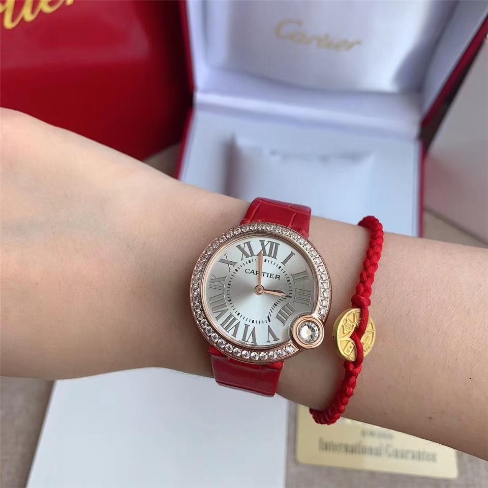 Replica Cartier Ballon Bleu 904l Stainless Steel Quartz Watch 31mm