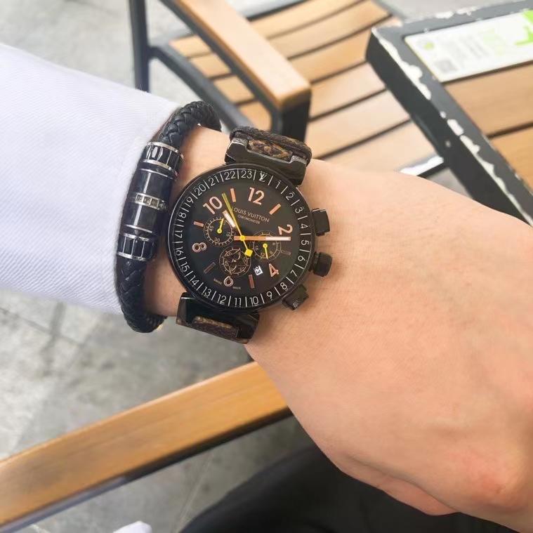 Replica LOUIS VUITTON LV 904l Stainless Steel Quartz Watch 36MM 41MM