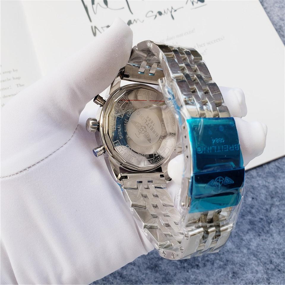 Replica BREITLING 904l Stainless Steel Quartz Watch 46MM