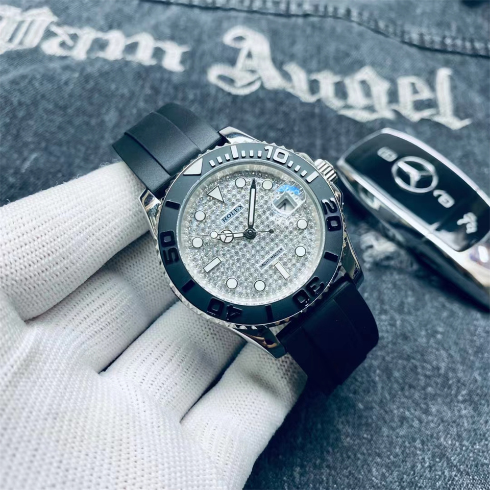 Replica Rolex Yacht Master 904l Stainless Steel Automatic Mechanical Watch 40mm