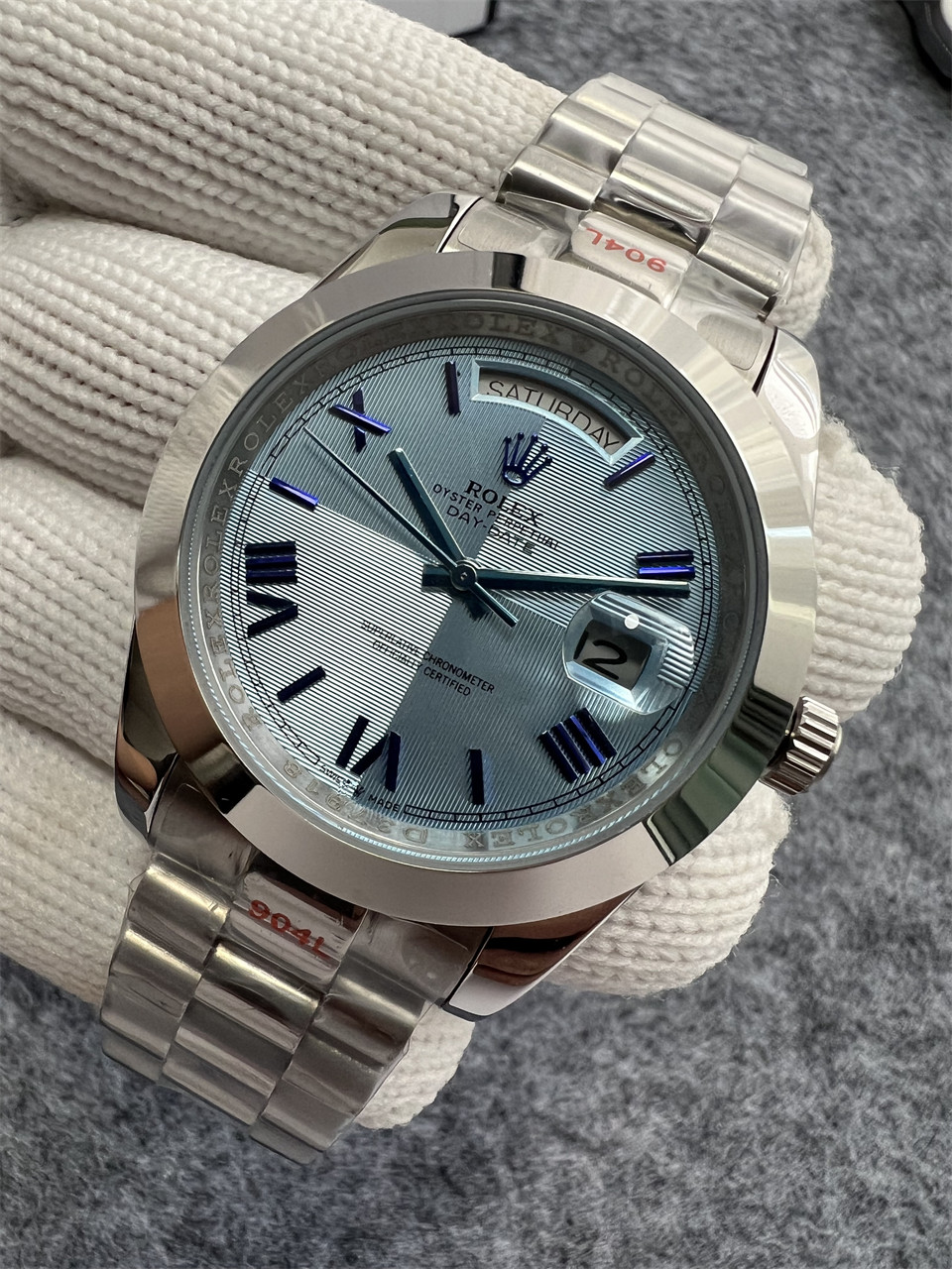 Replica Rolex DayDate 904l Stainless Steel Automatic Mechanical Watch 40mm