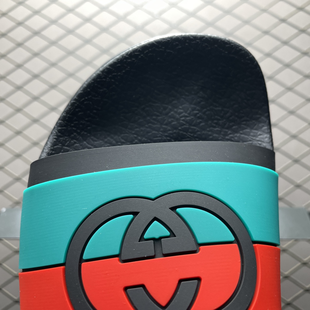 Replica GUCCI Shoe Gucci Slippers Black Red Blue Size 35-45