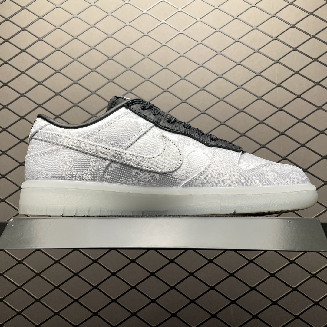 Replica Nike Dunk SB Shoe CLOT x Fragment Design x NK Dunk Low FN0315-110 Size 36-47.5