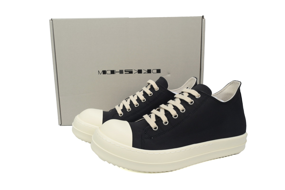 Replica Rick Owens Shoe Rick Owens Lido DRKSHDW Low ‘Black Milk’