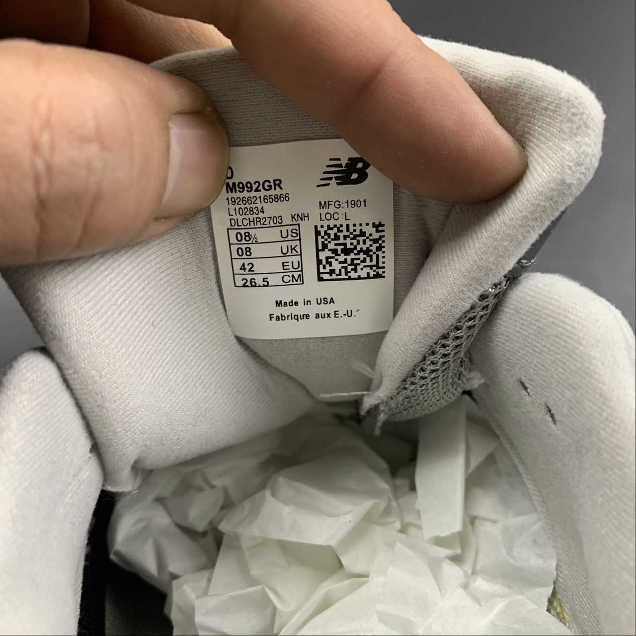 Replica New Balance Shoe New Balance NB992 M992GR  36-45