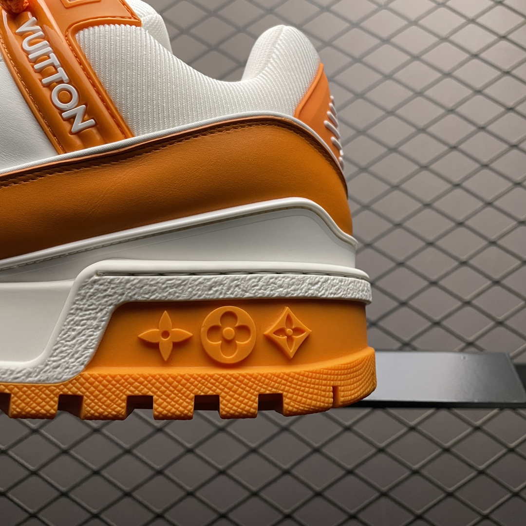 Replica Louis Vuitton Shoe Louis Vuitton LV Trainer Maxi 4-5cm SIZE 35-45 Orange
