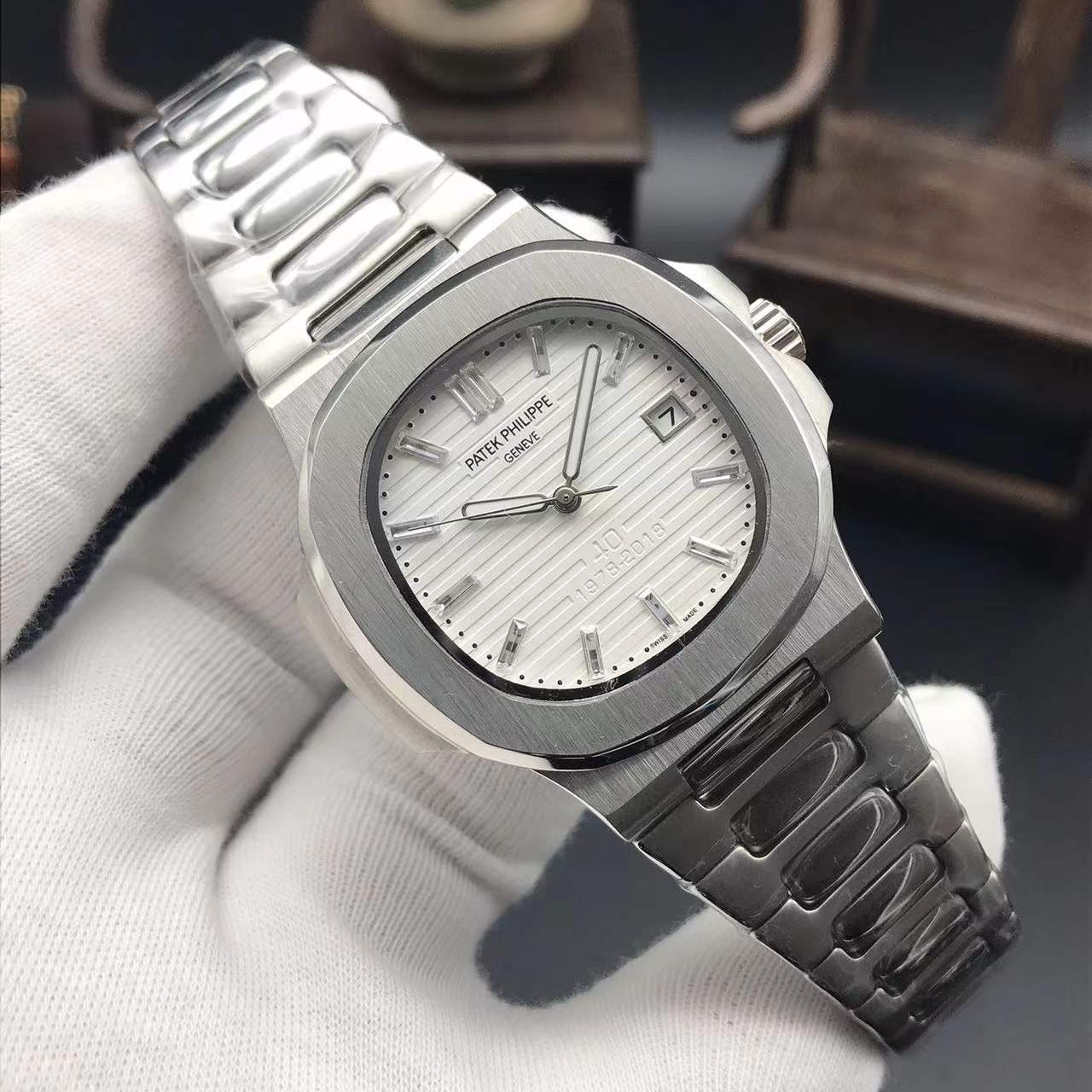 Replica Patek Philippe Nautilus 904l Stainless Steel Automatic Mechanical Watch 39mm