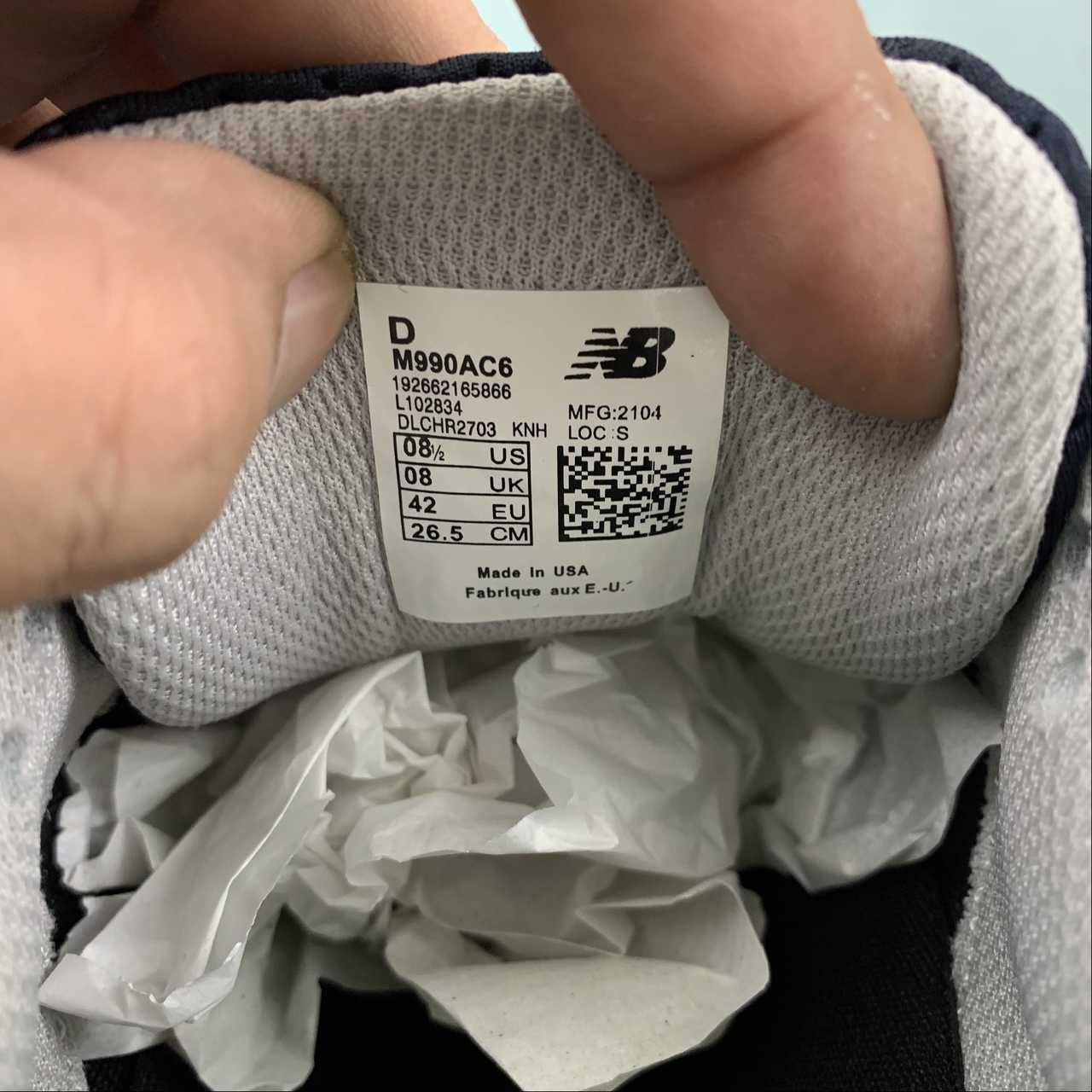 Replica New Balance Shoe New Balance NB990 M990AC6  36-45
