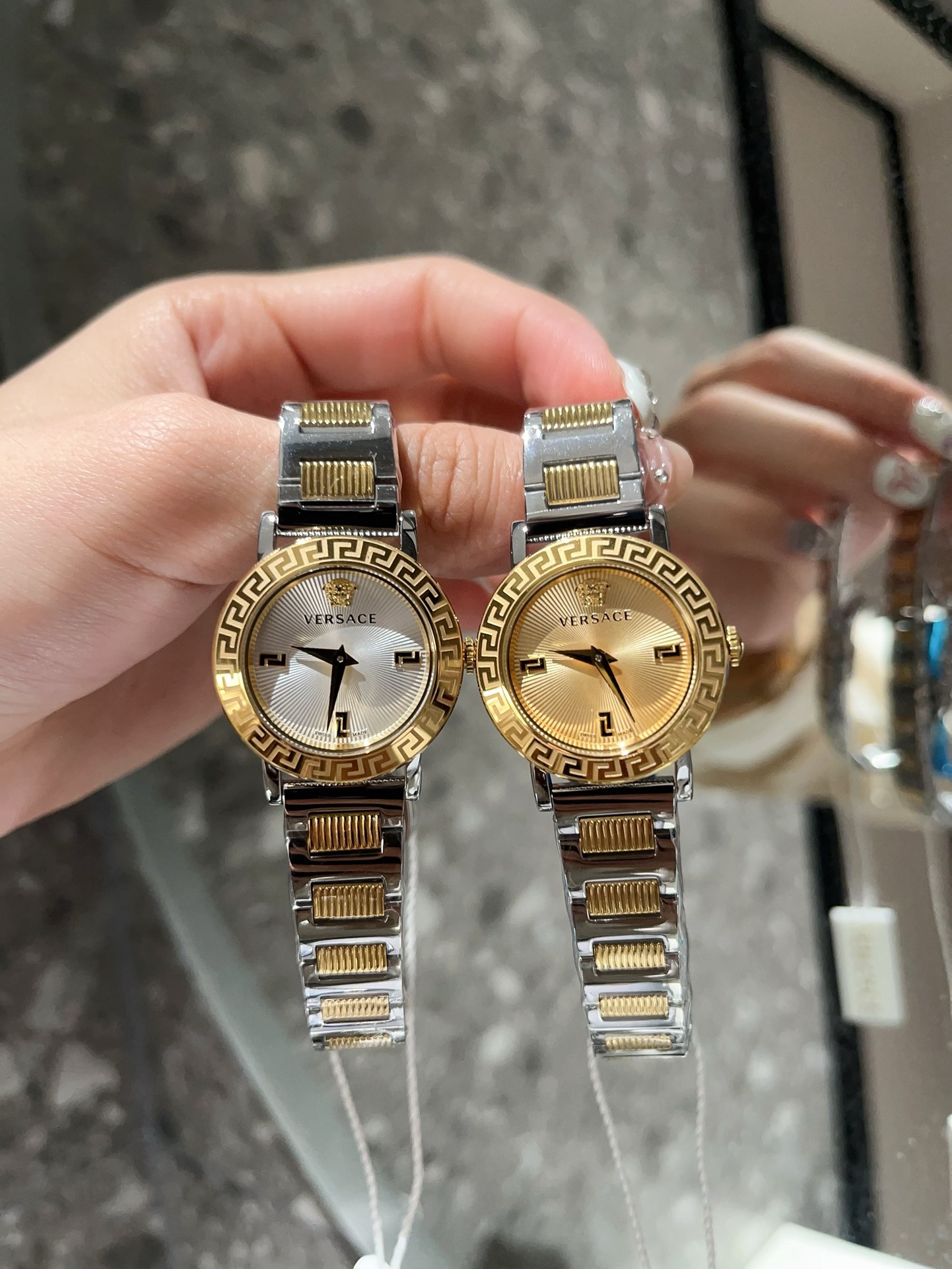 Replica Versace 904l Stainless Steel Quartz Watch 28MM