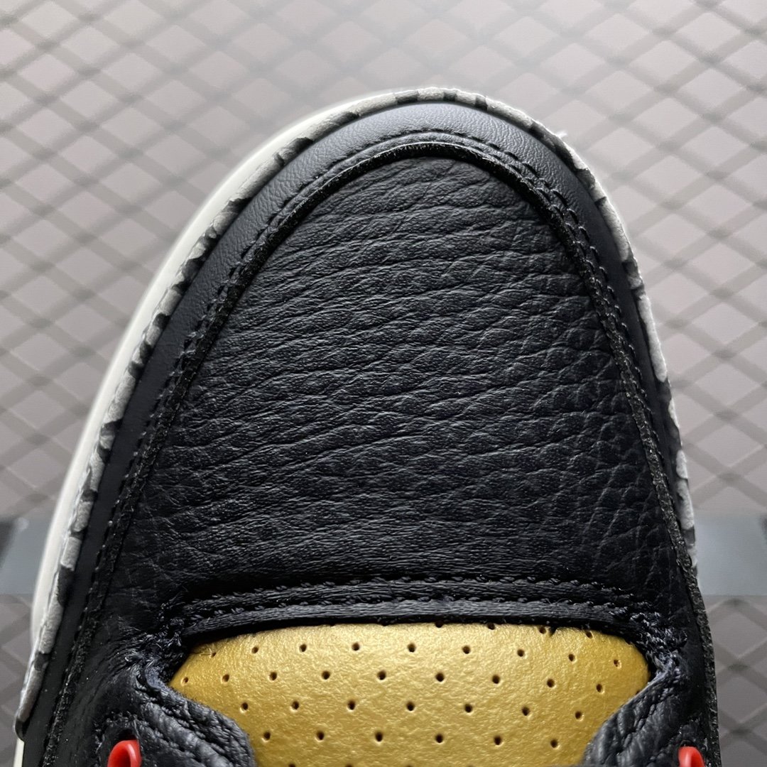 Replica Air Jordan Shoe Air Jordan 3Black Gold CK9246-067  Size 40.5-47.5