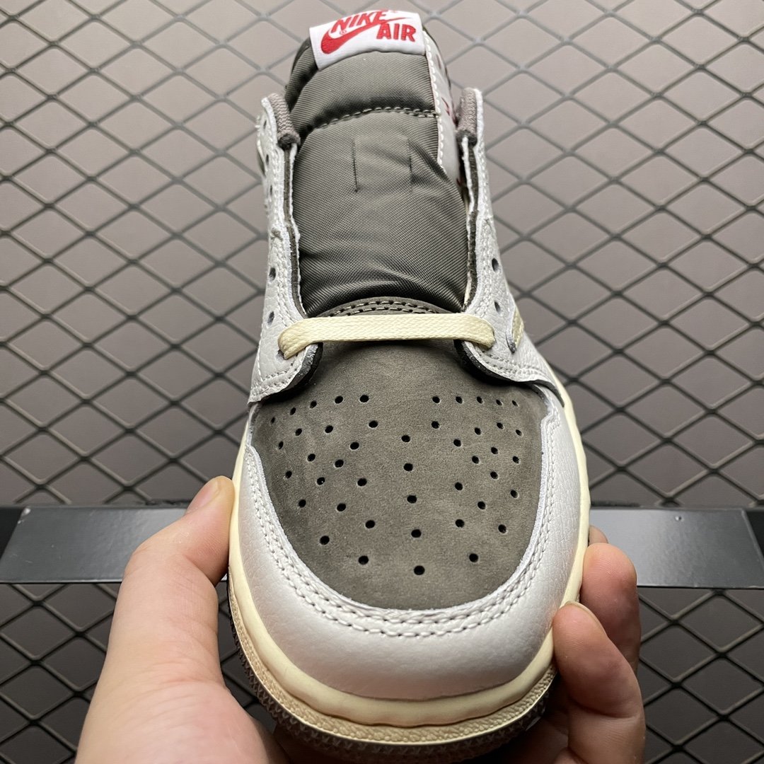 Replica Air Jordan Shoe Travis Scott x Air Jordan 1Reverse Mocha DM7866-162 Size 36-47