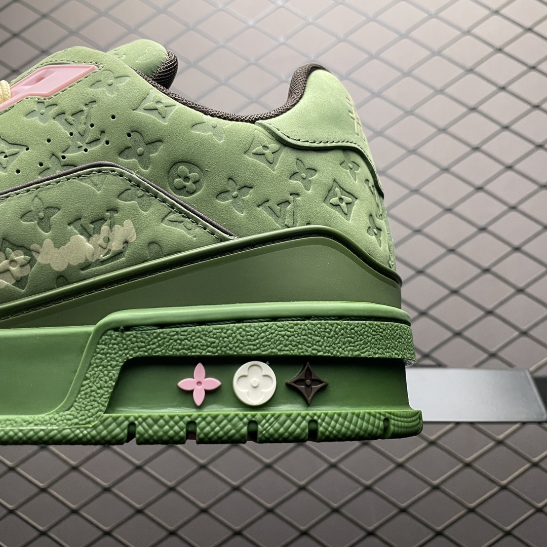 Replica LV Shoe Tyler x Louis Vuitton LV Trainer       ZP …