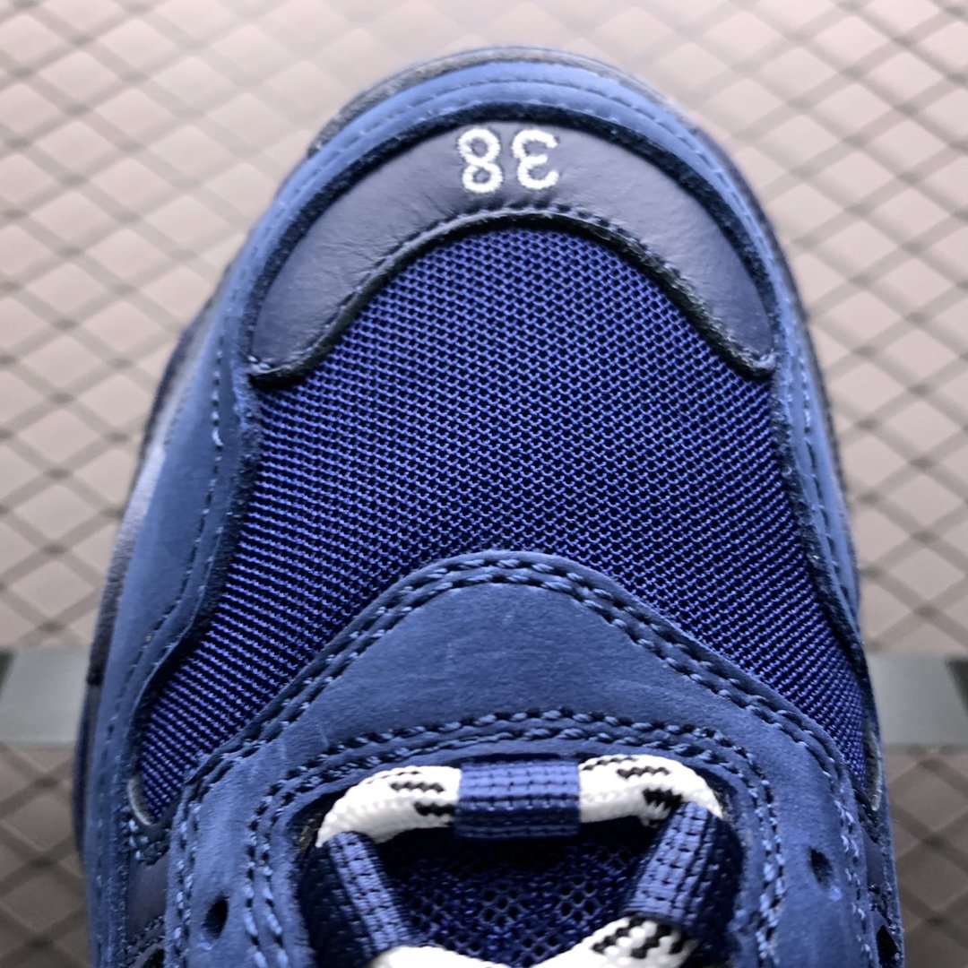 Replica Balenciaga Shoe Balenciaga Triple S 3.0 35 36 37 38 39 40 BLUE