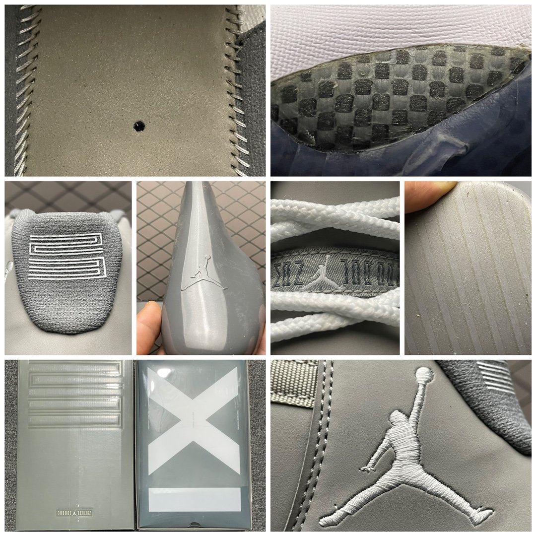 Replica Air Jordan Shoe Air Jordan 11 RetroCool GreyAJ11378037-001 41-47_01132