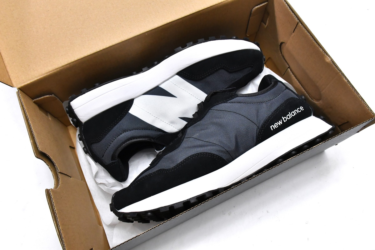 Replica New Balance Shoe MS327CPG New Balance 327 Black & White