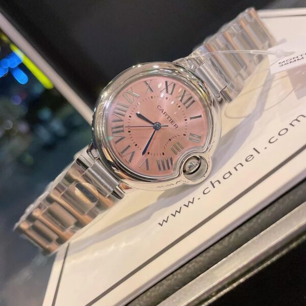 Replica Cartier Ballon Bleu 904l Stainless Steel Quartz Watch 33mm